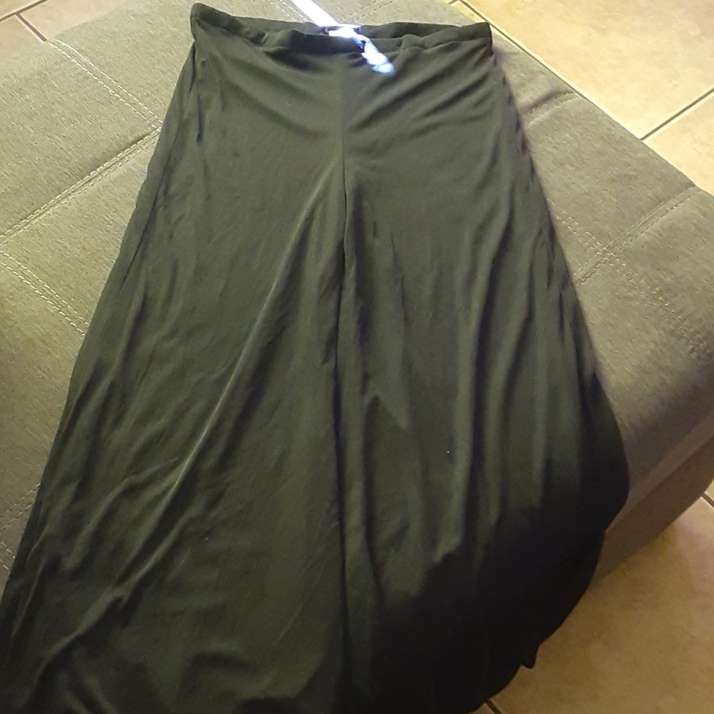 Wide leg sheer pants